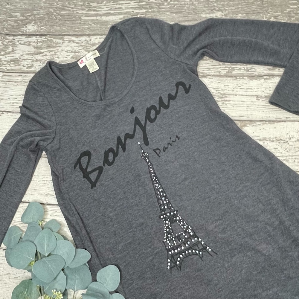 Luscious Los Angeles Bonjour Paris Hi Low Dress